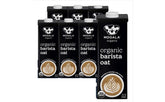 Mooala front packaging 32oz showing organic barista oatmilk benefits