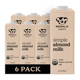 Mooala front packaging showing organic three-ingredient label and shelf-stable benefit