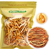 MOORCHOCO front packaging display showing dried tangerine peel benefits