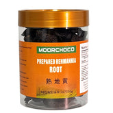 MOORCHOCO front packaging showing sealed 250g bag and clear slices for convenience