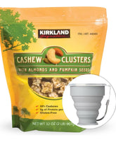 MORALZA Kirkland front package showing 2 lb bag and cup for easy identification and convenience
