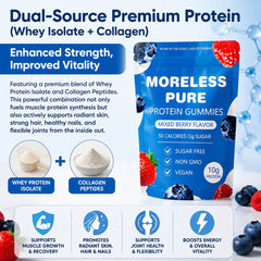 MORELESS serving size in hand showing portable portion control benefit