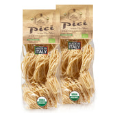 Morelli front packaging showing organic pici and product benefits