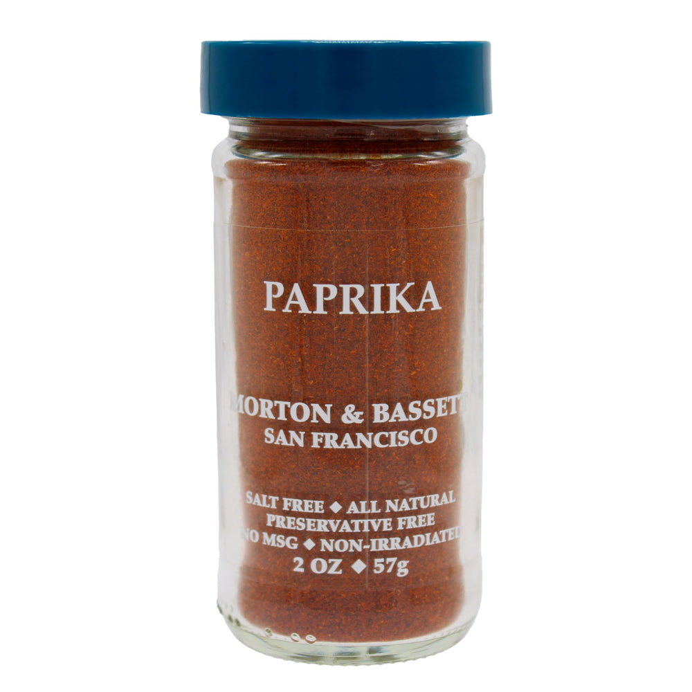 Morton & Bassett jar front view showing clear label and spice appeal