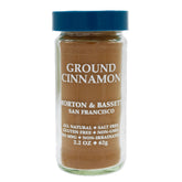 Morton & Bassett front jar showcasing brand and aromatic cinnamon