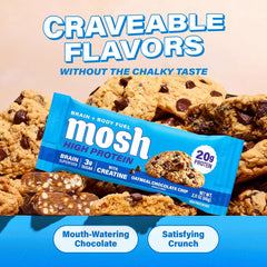 MOSH opened bar ready to eat for fast, portable protein on the go