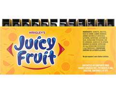 Moto Drippin Juicy Fruit open pack close-up showing gum pieces and easy grab portability