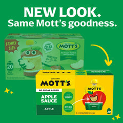 Mott's clear 3.2 oz pouch close-up highlighting ready-to-eat convenience