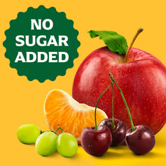 Mott's poured into a clear cup, showcasing rich color and ready-to-serve refreshment
