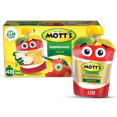 Mott's clear pouch front packaging showing single-serve convenience
