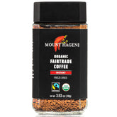 Mount Hagen jar front packaging showing label and organic certification, highlights convenience