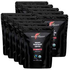 Mount Hagen front pouch showing label and size, highlighting convenience