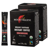Mount Hagen front packaging showing two 25-stick packs and organic badge
