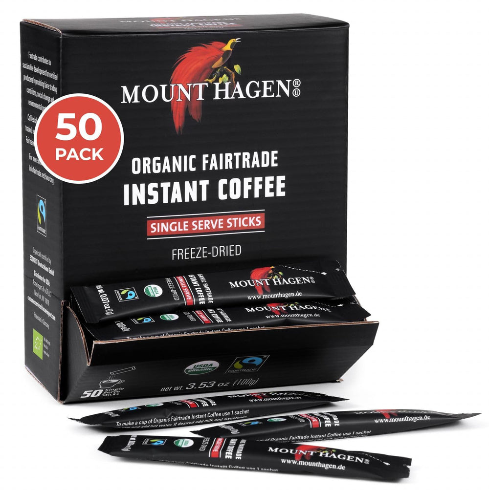 Mount Hagen front packaging showing dispenser and 50 sticks, convenient storage benefit