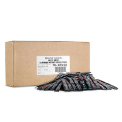 Mount Hagen front packaging showing bulk 250-stick case and benefits