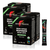 Mount Hagen front packaging showing organic decaf sticks and benefits