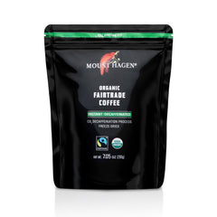 Mount Hagen front pouch showing resealable bag and branding, highlighting convenience