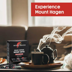 Mount Hagen freeze-dried granules texture detail, showing quick-dissolve benefit
