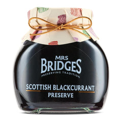 Mrs Bridges jar front view showing label and signature mop cap for elegant gifting