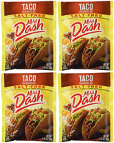 Mrs. Dash front view of four 1.25 oz packets showing packaging and convenience