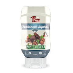 Mrs Taste front packaging showing chocolate hazelnut label and benefits