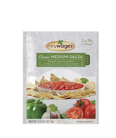Mrs. Wages pack front showing six pouches and clear value packaging for convenience