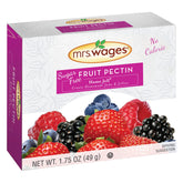 Mrs. Wages front packaging showing sugar-free pectin and benefits