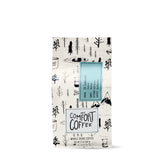 Mt. Comfort Coffee front packaging showing 12 oz bag and flavor notes for convenience