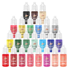 Mtcolors front packaging showing full 24-bottle set and quick identification benefit
