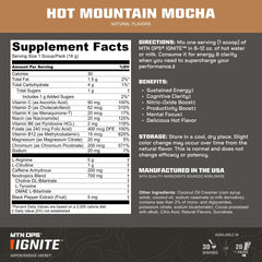 MTN OPS powdered blend dissolved in a hot cup delivering smooth flavor