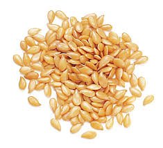 Mulberry Lane Farms closeup golden flax seed texture highlighting mild nutty flavor