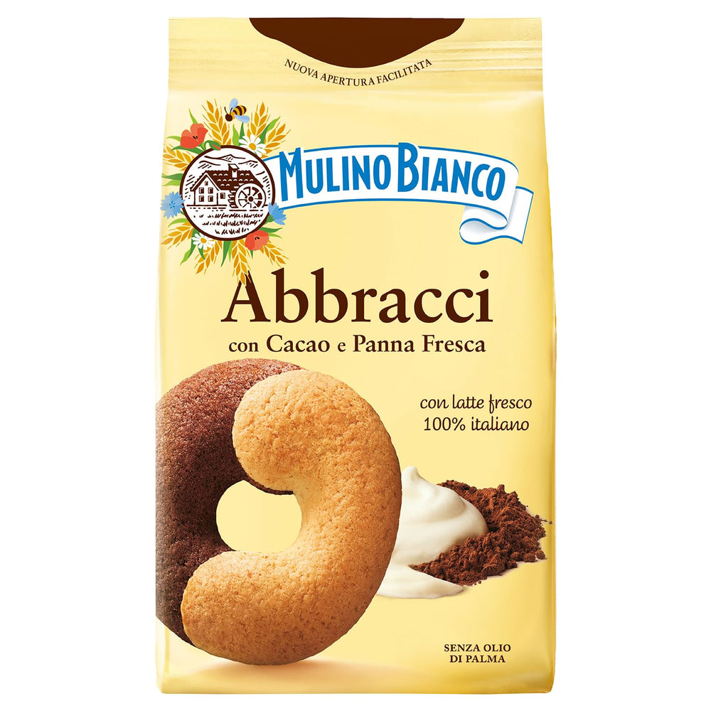 Mulino Bianco front box view showing packaging and Italian origin benefit
