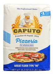 Mulino Caputo fine grain texture close-up highlighting smooth milling for easier dough handling
