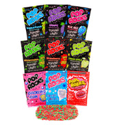 munchbox front packaging showing nine flavor assortment and benefit of variety