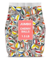 Munchique front packaging showing 1.5 lb bag and cherry candy benefits