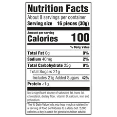 Munchique open bag spilling clusters for easy grab-and-serve convenience