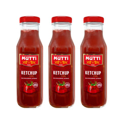 Mutti bottle front packaging showing brand and 10.6 oz size for pantry appeal