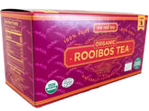 MY RED TEA front package showing organic labeling and 40-count convenience