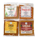My Salt four-pack front packaging showing variety and quick dinner convenience
