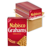 NABISCO GRAHAMS front box showing brand and bulk pack, easy pantry stocking