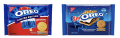 Nabisco Oreo front packaging showing both cookie flavors and contents