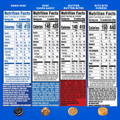 NABISCO OREO Minis close-up showing cookie texture and easy ice cream topping option