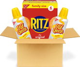 NABISCO RITZ family-size box front showing crackers and serving ease