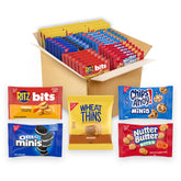 Nabisco variety pack front view showing all included brands and easy storage benefit