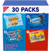 NABISCO variety pack front view showing all four snack types and box branding