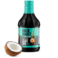 Naked & Saucy front bottle 31 oz showing full packaging and brand