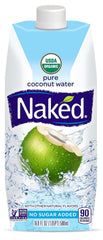 Naked front packaging showing 16.9 oz carton and organic badge benefits