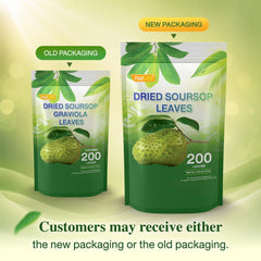 NalLife whole dried soursop leaves close-up showing visible leaf quality benefit