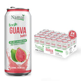 Namai front packaging showing 24-can pack and clear labeling for convenience