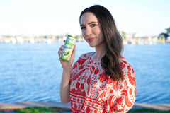 Namai juice pouring into glass chilled for refreshing natural flavor
